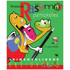 BROKAS!!! Pirmosios rašymo pamokėlės 5-6 m.vaikams. Ikimokyklinuko sąsiuvinis (iš grąžinimų)