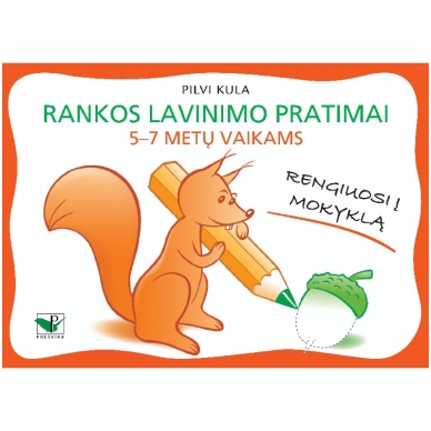 Rankos lavinimo pratimai 5-7 metų vaikams