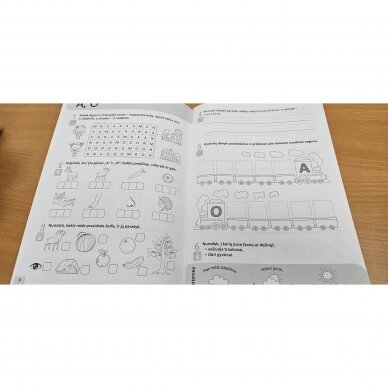 Aš draugauju su … Raide, žodžiu, sakiniu 1 d. Logopedinės užd. pirmokams. Kristina Gerulaitytė-Greičė, Margarita Ruzgaitė 4