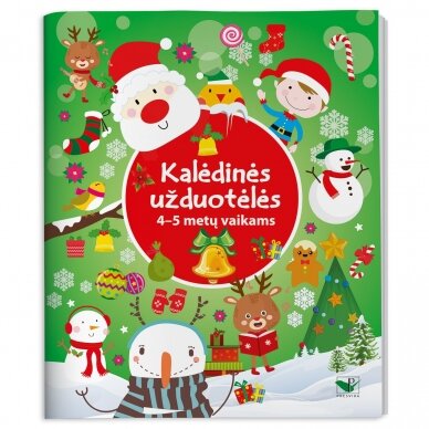 Kalėdinės užduotėlės 4-5 metų vaikams