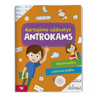 Kartojimo užduotys antrokams. Matematika. Lietuvių kalba.