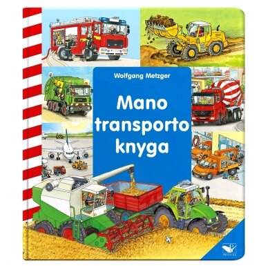 BROKAS!!! Mano transporto knyga  (SU TRŪKUMAIS, įplėštas viršelis, vidus geras)