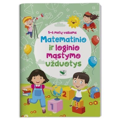 Matematinio ir loginio mąstymo užduotys 5-6 metų vaikams (NEŽYMŪS TRŪKUMAI)