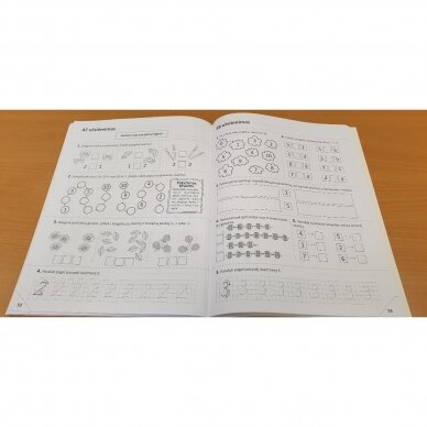 BROKAS!!! Netrukus į mokyklą. Lietuvių kalba, matematika, logika. 5-6 metų vaikams (palankstyti kampai) 3