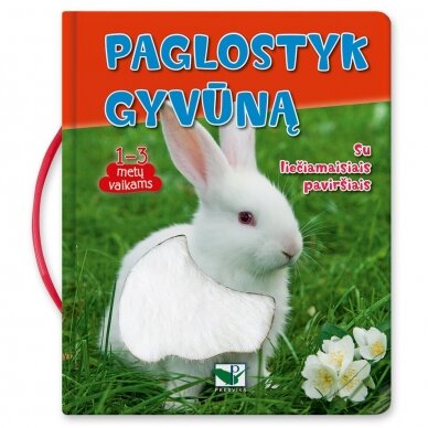 Paglostyk gyvūną. Su liečiamaisiais paviršiais