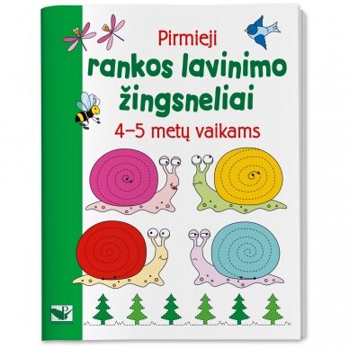 Pirmieji rankos lavinimo žingsneliai 4-5 metų vaikams