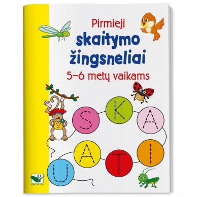 Pirmieji skaitymo žingsneliai 5-6 metų vaikams