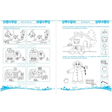 Pratimai 3-mečiui su lipdukais. Laviname dėmesį, atmintį, loginį mąstymą 2