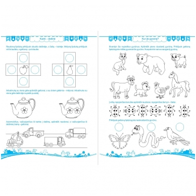 Pratimai 3-mečiui su lipdukais. Laviname dėmesį, atmintį, loginį mąstymą 5