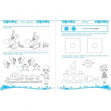 Pratimai 3-mečiui su lipdukais. Ugdome matematinį mąstymą 2
