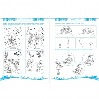 Pratimai 4-mečiui su lipdukais. Ugdome matematinį mąstymą 5