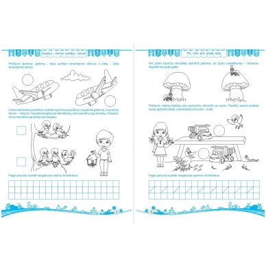 Pratimai 4-mečiui su lipdukais. Ugdome matematinį mąstymą 6