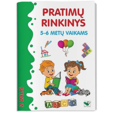 Pratimų rinkinys 5-6 metų vaikams. 2 dalis