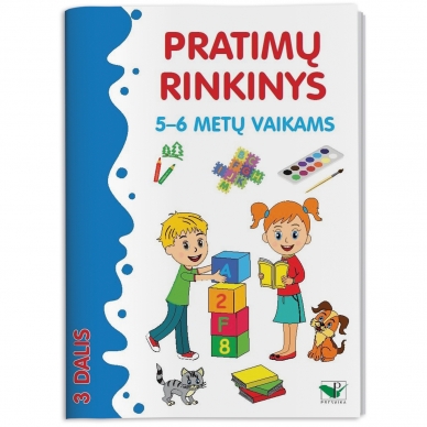 Pratimų rinkinys 5-6 metų vaikams. 3 dalis