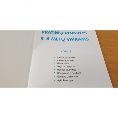 Pratimų rinkinys 5-6 metų vaikams. 3 dalis 2