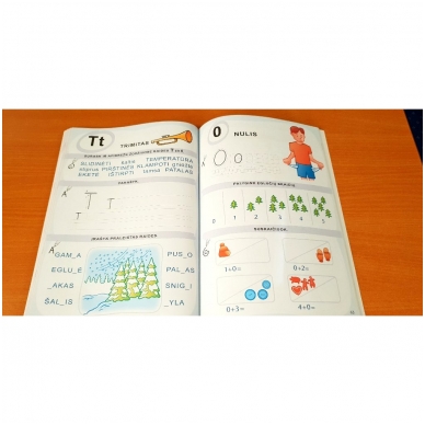 RENGIUOSI Į MOKYKLĄ, 1-a dalis (lietuvių kalbos, matematikos ir aplinkos pažinimo užduotys) 9