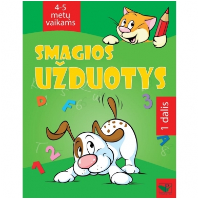 Smagios užduotys 4-5 metų vaikams. 1 dalis