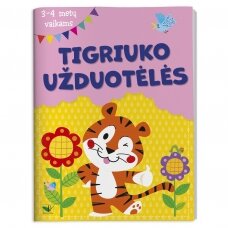 Tigriuko užduotėlės. 3-4 metų vaikams