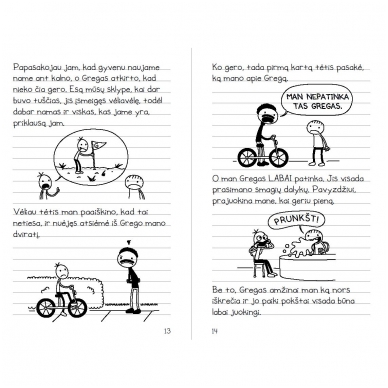 Tikro draugo dienoraštis. Raulio Džefersono knyga. Jeff Kinney 7